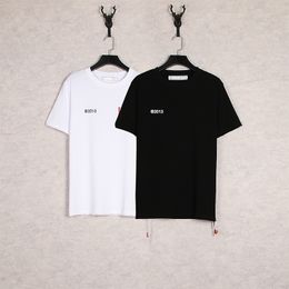 Summer Designer Mens T shirts Short Sleeve Men Women Logo Loose Casual Off Black Or White Fashionl Cotton Top Quality Print Tees Oversize S-XL