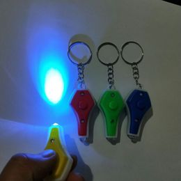 Mini lampada di controllo del vaso colore lampada di controllo UV luce UV luce UV chiave ornamenti giocattolo ciondolo lampeggiante regali