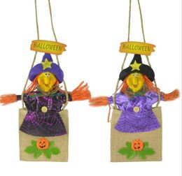 Halloween Ornament Kitchen Witch Decor Tree Hanging Witches Witchy Welcome for Front Door Haunted House Props