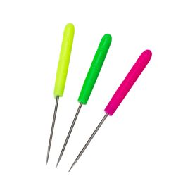 Color thousand piece through awl shoes hand made DIY plastic needle punching plastic handle 12cm Fabric and Sewing