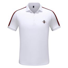 Neue 2021 Sommer Männer Luxus Top qualität Krokodil Stickerei Polo Shirts Kurzarm Kühle Baumwolle Slim Fit Casual Business Männer Shirts