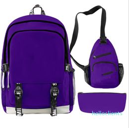 Cross Body School Backpack Set 3 Pieces Boy/Girl Backpacks Travel Crossbody Bag Pencil Case Kids Sac De Voyage
