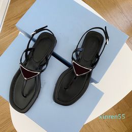 modo c Sandalo di lusso delle donne Sandali della piattaforma trapuntati in pelle di vitello di cristallo scarpe Designer Flat sandalias taglia 35-41