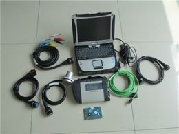 MB Star C4 Auto Diagnostic Tool SD Compact 4 V2023.09 Xentry DAS Vediamo DTS in 320GB HDD and Used cf19 4G for Mercedes