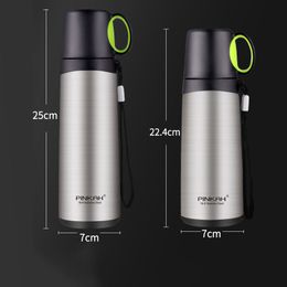Bottle Stainless Steel Vacuum Flask Travel Coffee Mug School Insulated Bottle Home Cup
