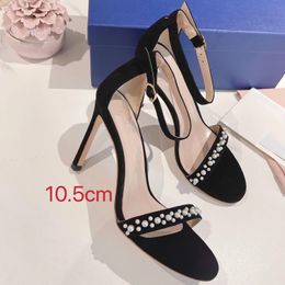 2022 Heels Designer high quality Womens slippers Sandals for Women fashion High heel 5.5 7.5 10.5cm Slides Beach wedding dress shoes lady Sandal Leather 35-41 with box