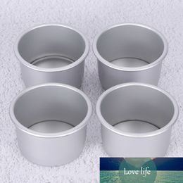 3pcs/lot 2inch(Dia 6cm) Aluminium Alloy Round Mini Cake Pan Removable Bottom Pudding Mould DIY Baking Tools