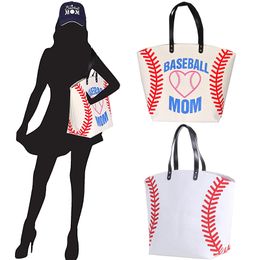 2021 Large Baseball Tote Bag Sports Prints Utility Tote Beach Bag Travel Bag