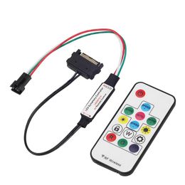 sata led strip Canada - Strips Addressable RGB Led Strip Controller Computer Case Decoration For Ws2812 Ws2811 SATA Power Supply Interface
