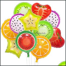 Event Festive Supplies Home & Gardenfashion Fruit Shape Foil Balloon Pine Watermelon Ice Cream Doughnut Balloons Birthday Party Baby Shower