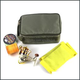 Fishing Sports & Outdoorsfishing Aessories St Bag Portable Mtiple Compartments Line Reel Lure Hook Bait Storage Handbag Polyester Bags Drop