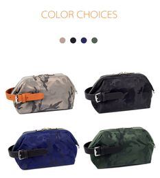 New-arrival portable men's wash bag travel storage waterproof multi-function handbag customization logo 4 Colours Man handbags free fast ship 10