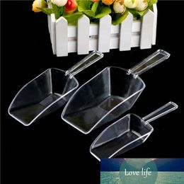 3pcs Clear Plastic Ice Scraper Food Buffet Candy Bar Ice Scoops Shovel Sweets Candy Buffet Wedding Party Bar Accessorie Kitchen