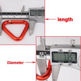 1pc Triangle Carabiner Outdoor Camping Hiking Keychain Snap Clip Hook Kettle Buckle Carabiner Accessories