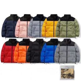 Down Jacket Autumn and Winter Men's and Women's New White Stitching Colour Duck Downs Warm Thickened Bread Fluffy Cotton Jackets