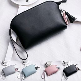 Ladies Fashion Leather Women Wallet Bag Purse Tassel Solid Zipper Clutch Phone Bag Credit Wallet Card Holder