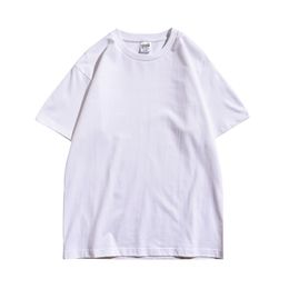 summer fashion work T- shirt men plus size cotton short for men 210317