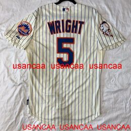 Stitched DAVID WRIGHT COOL BASE JERSEY Throwback Jerseys Men Women Youth Baseball XS-5XL 6XL