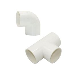 Watering Equipments 63/75mm Pipe PVC Tee Connector Elbow DN50 DN65 T-shaped Water Fitting Melt Agriculture Garden Irrigation Fittings