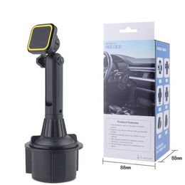 Universal Car Cup Holder Cellphone Mount Stand for Mobile Cell Phones Adjustable Phone Mounts for iPhone Huawei Samsung