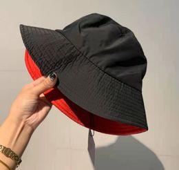 fashion classic letter badge summer wholesale sun bucket protected fishing high quality monochrome bob boonie bucket hats summer hats