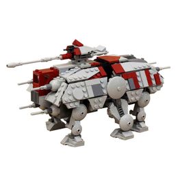 MOC Walking AT-TE Aircraft Warship- Army Figures Building Blocks Warship Future high- Construction Bricks Children Toy G1204