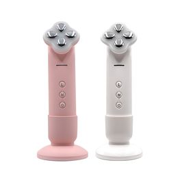 newest rf ems led face massage electric face lift tighten beauty machine