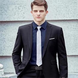 Men's Suits & Blazers 2021 Latest High-Quality Custom Hollow Lapel Wedding Suit Business Fashion Slim Evening Dress 2-Piece (Top + Pants Tie