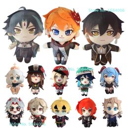 Hot Anime Plush Toy Doll Morax Zhong Li Xiao Hu Tao Game Cute Soft Stuffed Animals Pillow Kids Toys 20cm