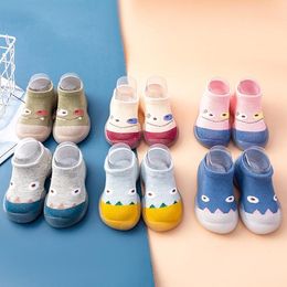 First Walkers Baby Shoes Unisex Toddler Walker Boys Girls Kids Rubber Socks Boots Soft Sole Floor Knit Booties Slippers