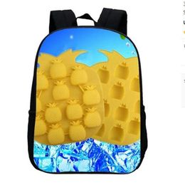 3D Printed Push Bubble Zipper Backpacks Party Favor Gifts For Kids Fidget Children Bag Rainbow Back To School Mochila Bookbag