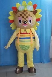 Halloween sunflower Mascot Costume High quality Cartoon sun flower theme character Christmas Carnival Adults Birthday Party Fancy Outfit