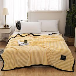 Blankets Flannel For Beds Soft Warm Coral Throw Blanket Sofa Cover All Season Small Size Pet Dog