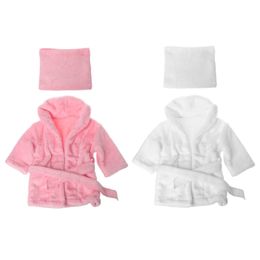 High Quality Bathrobes Wrap Newborn Photography Props Baby Photo Shoot Accessories 210309