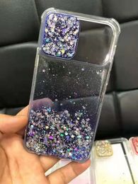 For Huawei Y6 Y7 Y9 Prime 2019 2018 Phone Cases X XR XS MAX Bling Sparkly Glitter Shiny Bumper Shockproof Cover With Lens Protect