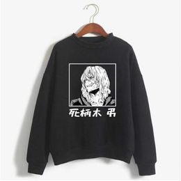Harajuku My Hero Academia Shigaraki Tomura Hoodie Men Casual Hoodies Hip Hop Streetwear Men's Sweatshirt Anime Clothes Y0803