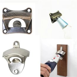 New style Vintage Bottle Opener Wall Mounted Wine Beer Opener Tools Bar Drinking Accessories Home Decor Kitchen Party Supplies T9I001128