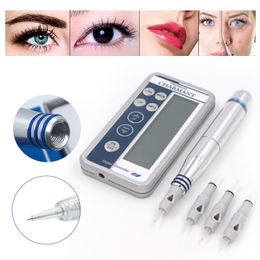 Korean Permanent Makeup Digital Pen Embroidery Eyebrow Tattoo Machine Pen for MTS Eyebrow Lip Eyeliner Sermi Permanent