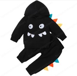 Boy Clothing Set Cute Dinosaur Design Hoodies +Pants Autumn Cotton Soft Kids clothes 2 Piece sets 0-24 months