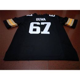 Cheap 001 #67 Levi Duwa Iowa Hawkeyes Alumni College Jersey S-4XLor custom any name or number jersey