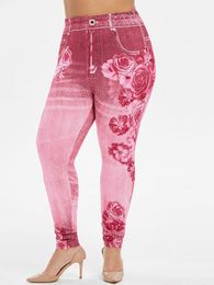 Floral Printed Jeggings Online Shopping 