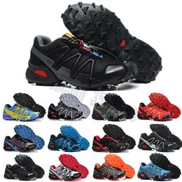 2021 Newest Zapatillas Speedcross 3 4 Running Shoes Walking Outdoor Speed cross Sport Sneakers iii Athletic Hiking Jogging Size 40-46 cq01