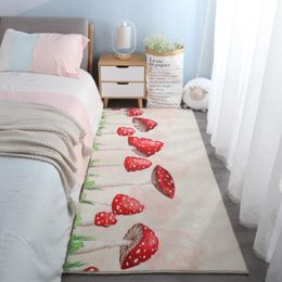 Tappeti simpatico cartone animato per soggiorno tappeto principessa spesso camera da letto tappeto morbido peluche tappetini da comodino tappetino antiscivolo da bagno
