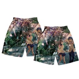 -Männer Shorts Casual Anime Clannd Hosen Sommer Frauen Kleidung Harajuku Süßes Mädchen Sexy Elastische Taille Fitness KPOP