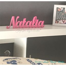 Wedding Letters Freestanding Initial Signs Personalized Table factory production Custom Name 211101