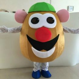 Performance Eggplant Potato Mascot Costume Halloween Fancy Party Dress Sport Club Cartoon Character Suit Carnival Unisex Adults Outfit Event Promotional Props
