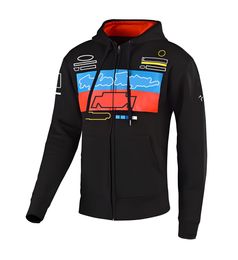 2022 new racing suit jacket Knight casual sweater custom oversized thin fleece windproof