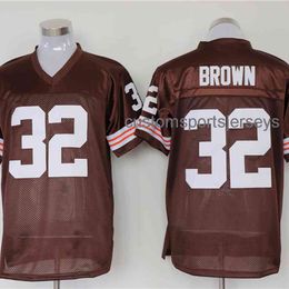 1990 football Jersey Evan Brown Long sleeves and short sleeves Jerseys Stitched Any Name Number