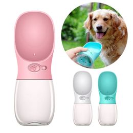 Portable pet water bottle Dog outdoor drinking cup Large and medium dog outdoor sports eating bowl pet supplies Convenient cup Y200922