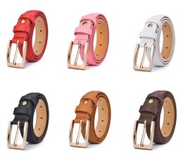 Classic Kids PU Leather Belts Women trousers belt fashion boys girls versatile jeans decorative Waist strap adult children casual waistband B156